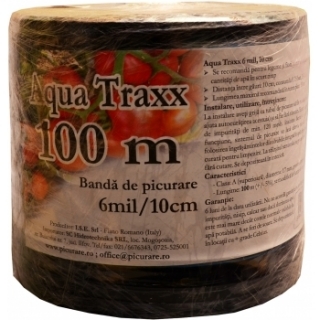 Banda picurare Aqua Traxx 6 mil/10 cm/100 m
